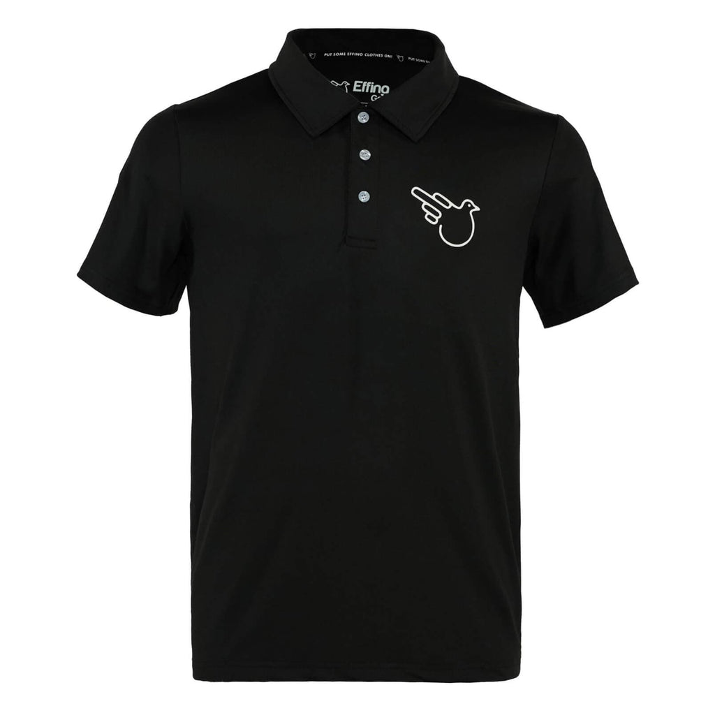 Polo Shirt Quick Dry Moisture Wicking w/ 4-Way Stretch