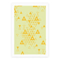 Geometric Triforce Pattern Poster