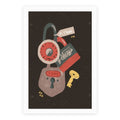 Paris Love Locks Poster