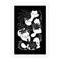 Succulent Cats Poster