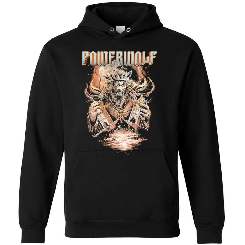 Powerwolf London UK 2026 Tour Merch Tee At OVO Arena Wembley On March 7 2026 The Wembley Metal Mass Wake Up The Wicked Tour Shirt