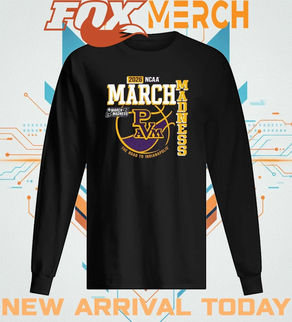Prairie View A&amp;M University Men’s Basketball 2026 March Madness Bound t-shirt