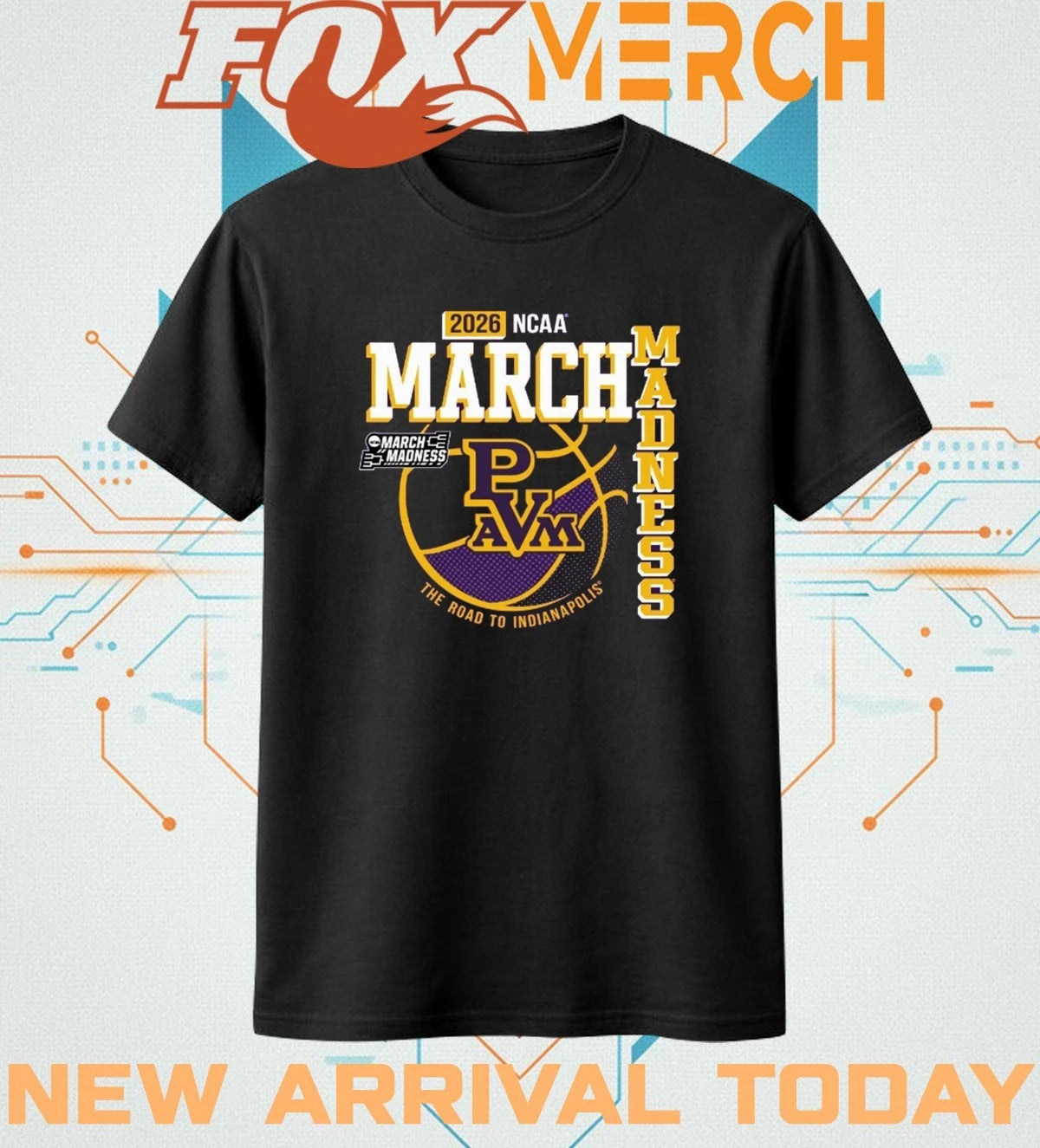 Prairie View A&amp;M University Men’s Basketball 2026 March Madness Bound t-shirt