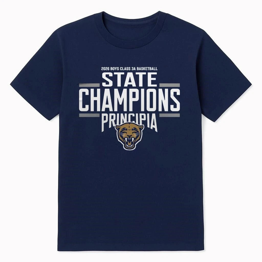 Principia Panthers Class 3 Boys State Champions 2026 Shirt