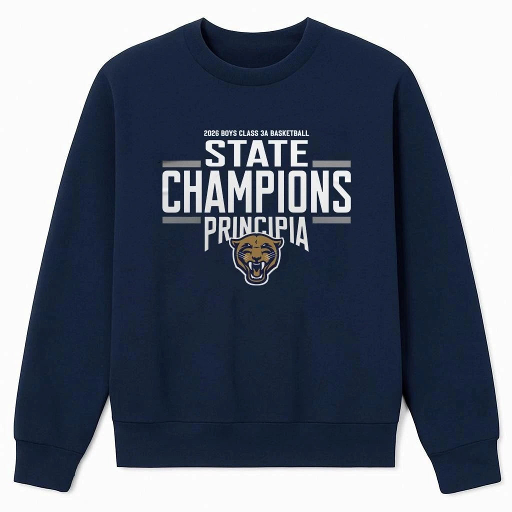 Principia Panthers Class 3 Boys State Champions 2026 Shirt