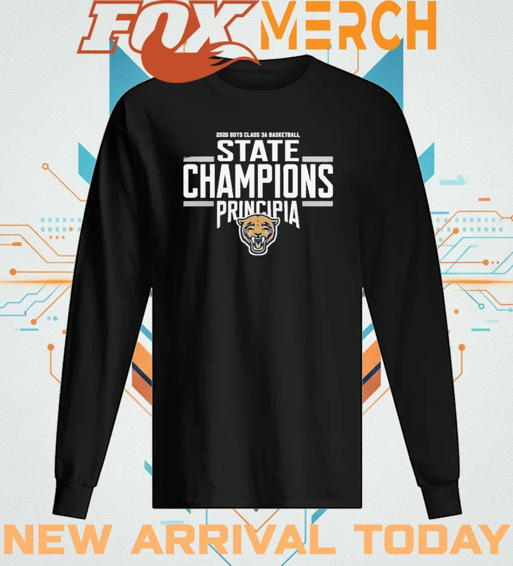 Principia Panthers Class 3 Boys State Champions 2026 t-shirt