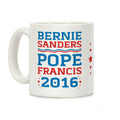Bernie Sanders / Pope Francis 2016 Coffee Mug