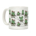 Cactus Geometric Pattern Coffee Mug