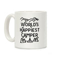 World's Happiest Camper Coffee Mug