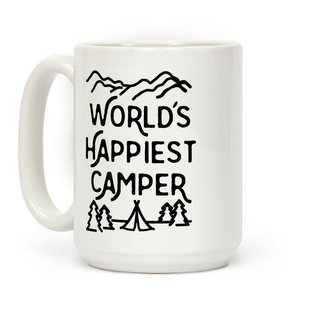World's Happiest Camper Coffee Mug