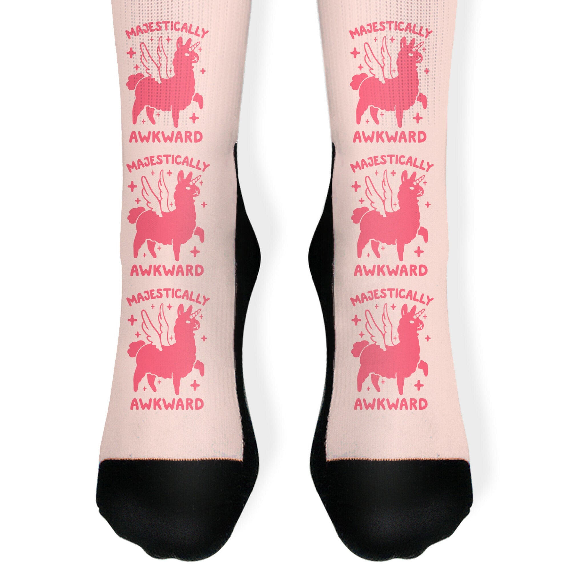 Majestically Awkward Llamicorn Socks