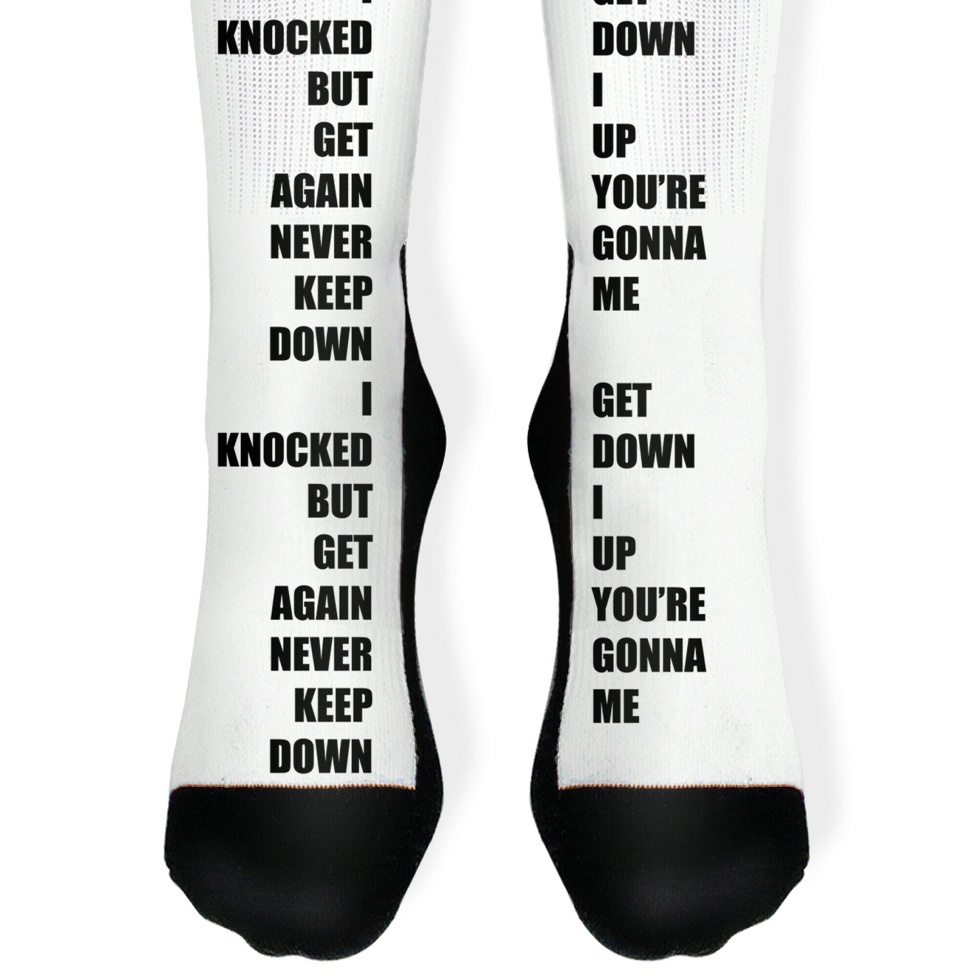 I Get Knocked Down Pair Socks Socks