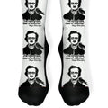 Poe in a Glass Case of Emotion Socks