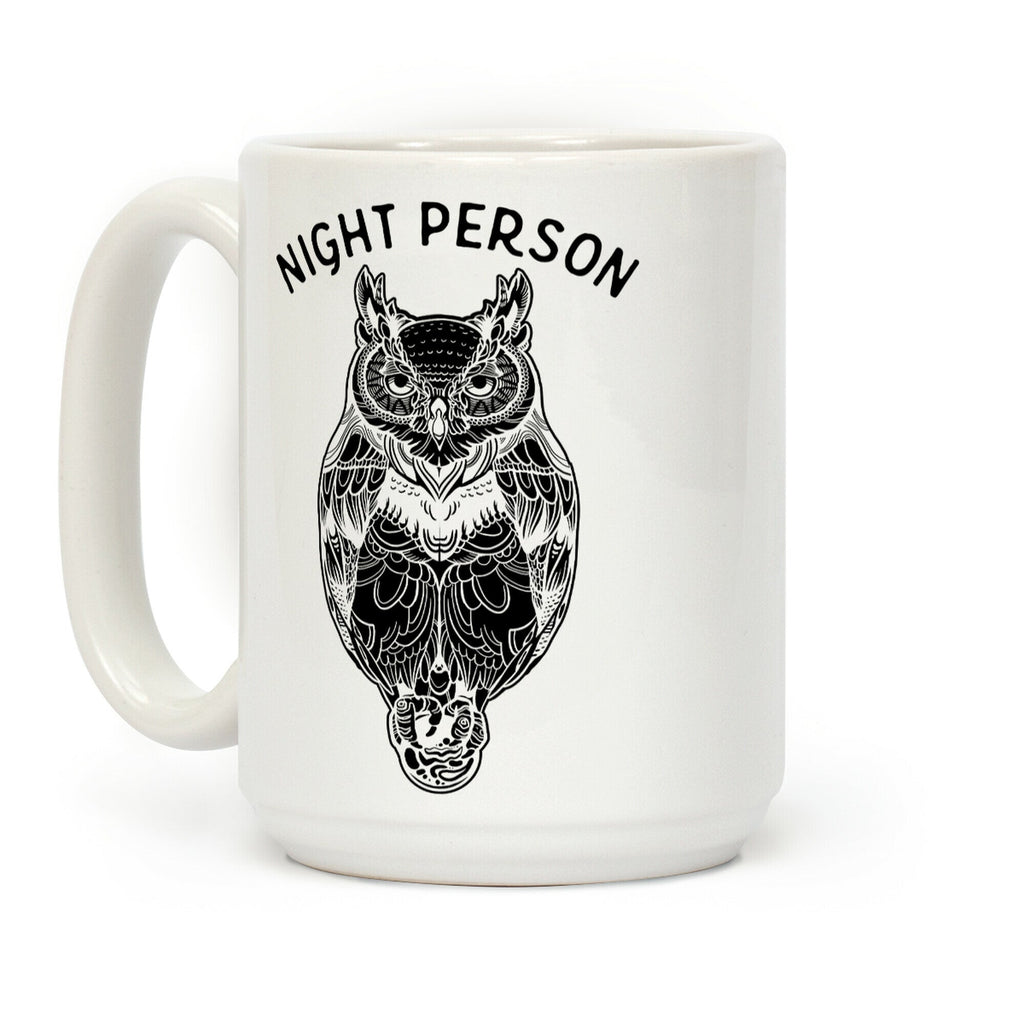 Night Person Owl Coffee Mug