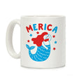 Merica Mermaid Coffee Mug