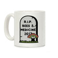 Rest In Peace Bees and Medicine Coffee Mug