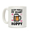 Beer Makes Me Heart Hoppy Coffee Mug