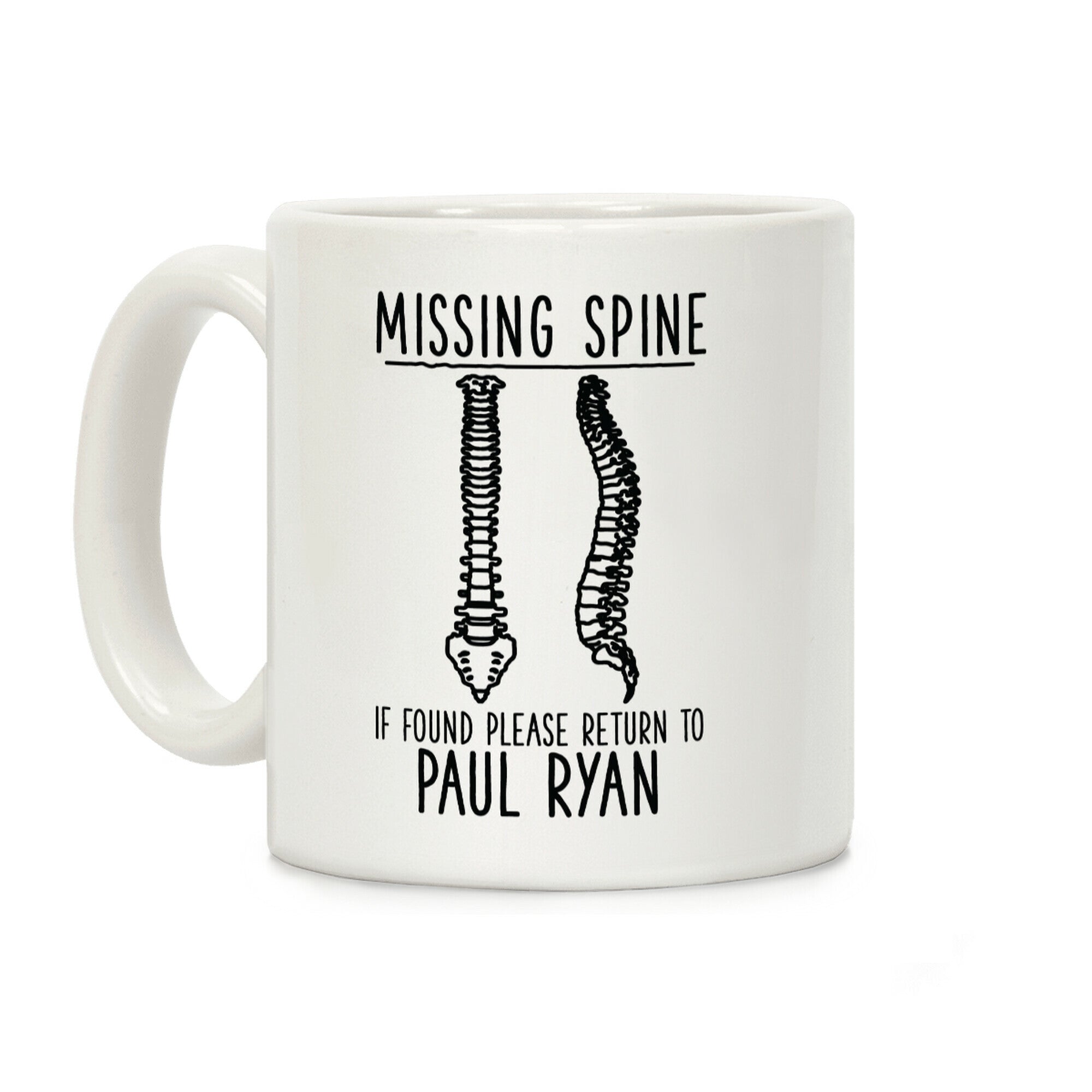 Missing Spine Coffee Mug