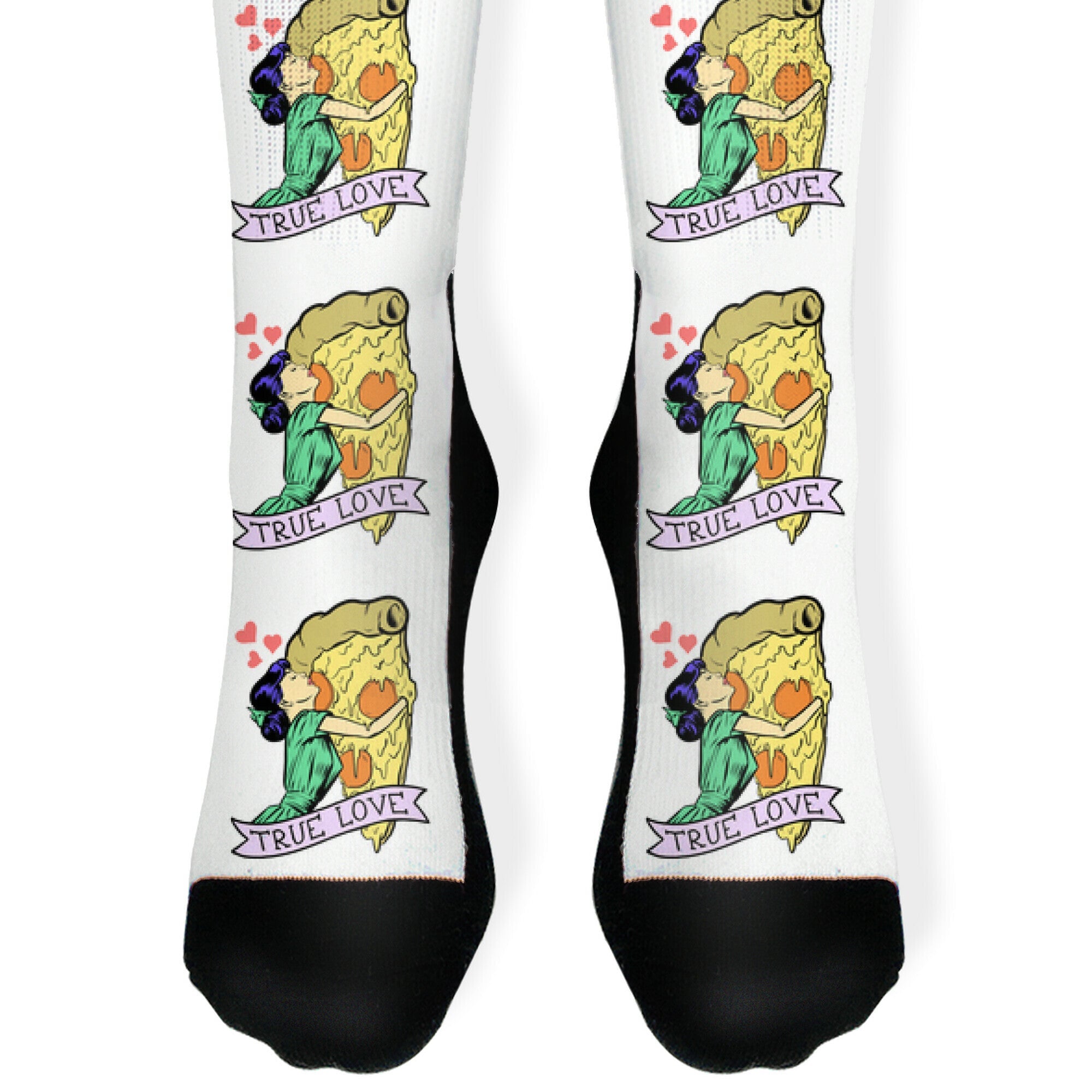 True Love Comics and Pizza Socks