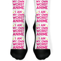 I Am My Own Worst Anime Socks
