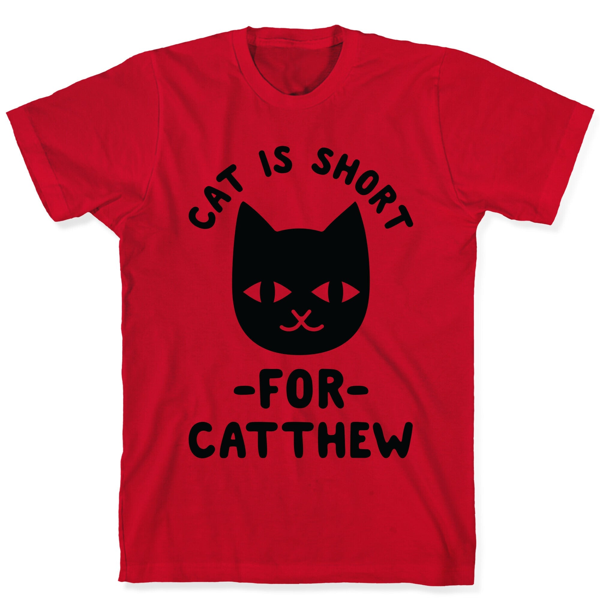 Cat is Short For Catthew T-Shirt