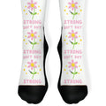 Soft But Strong Flower Socks