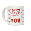 I LLove You LLama Valentine parody Coffee Mug