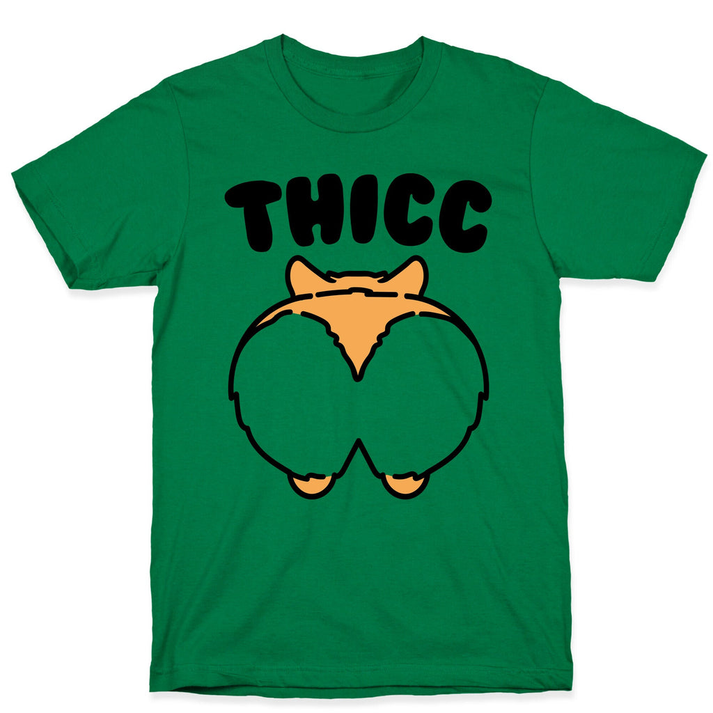 Thicc Corgi Butt Parody T-Shirt