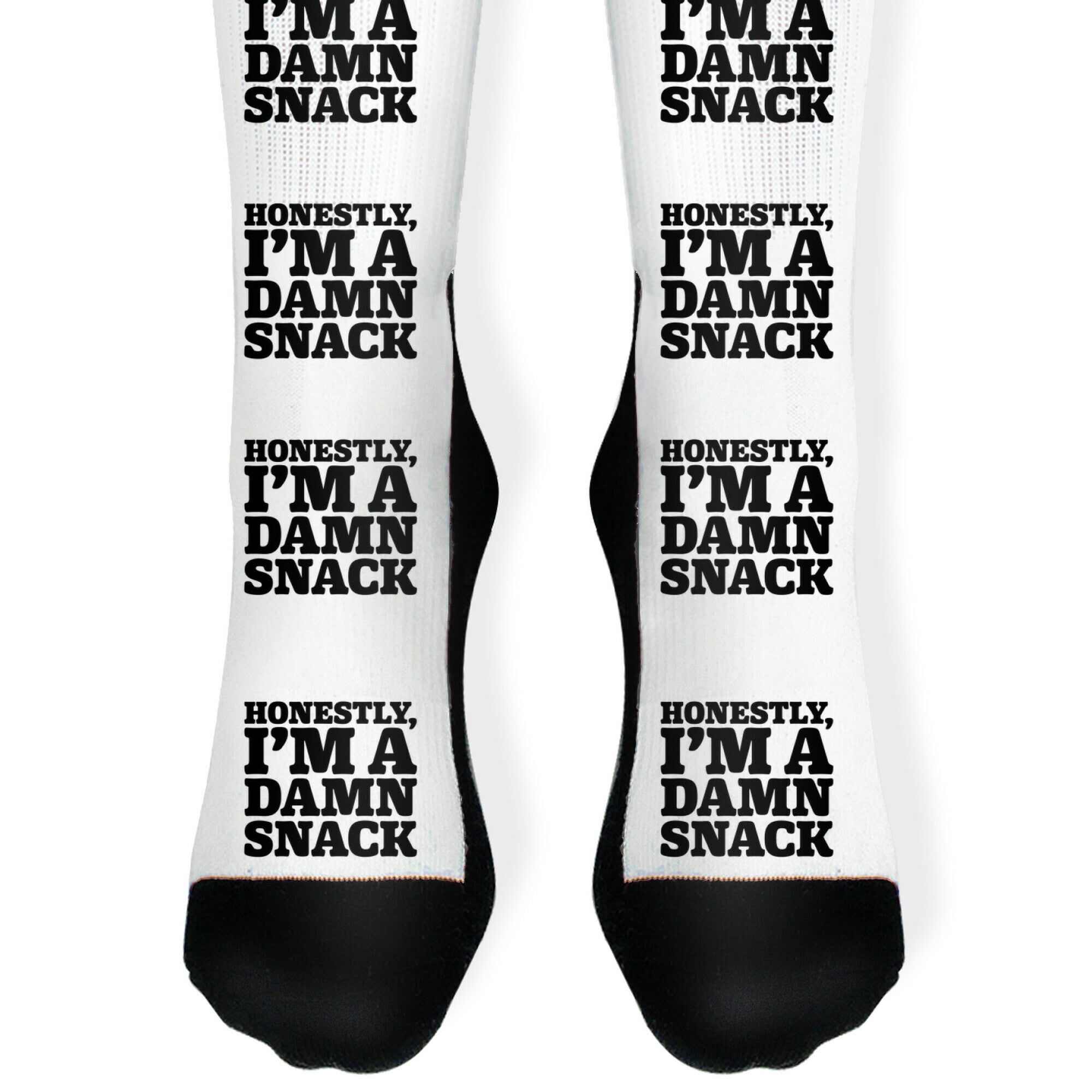 Honestly I'm A Damn Snack Socks