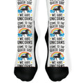 Come To The Queer Side We Have Unicorns Socks