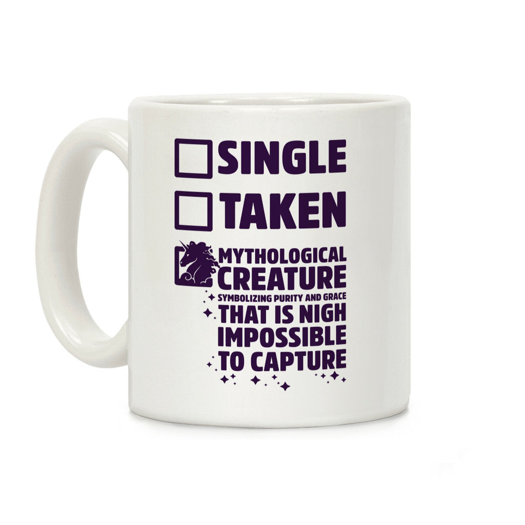 Single Taken Mythological Creature Coffee Mug