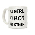 Non-Binary Checklist Coffee Mug