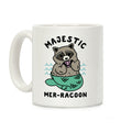 Majestic Mer-Raccoon Coffee Mug