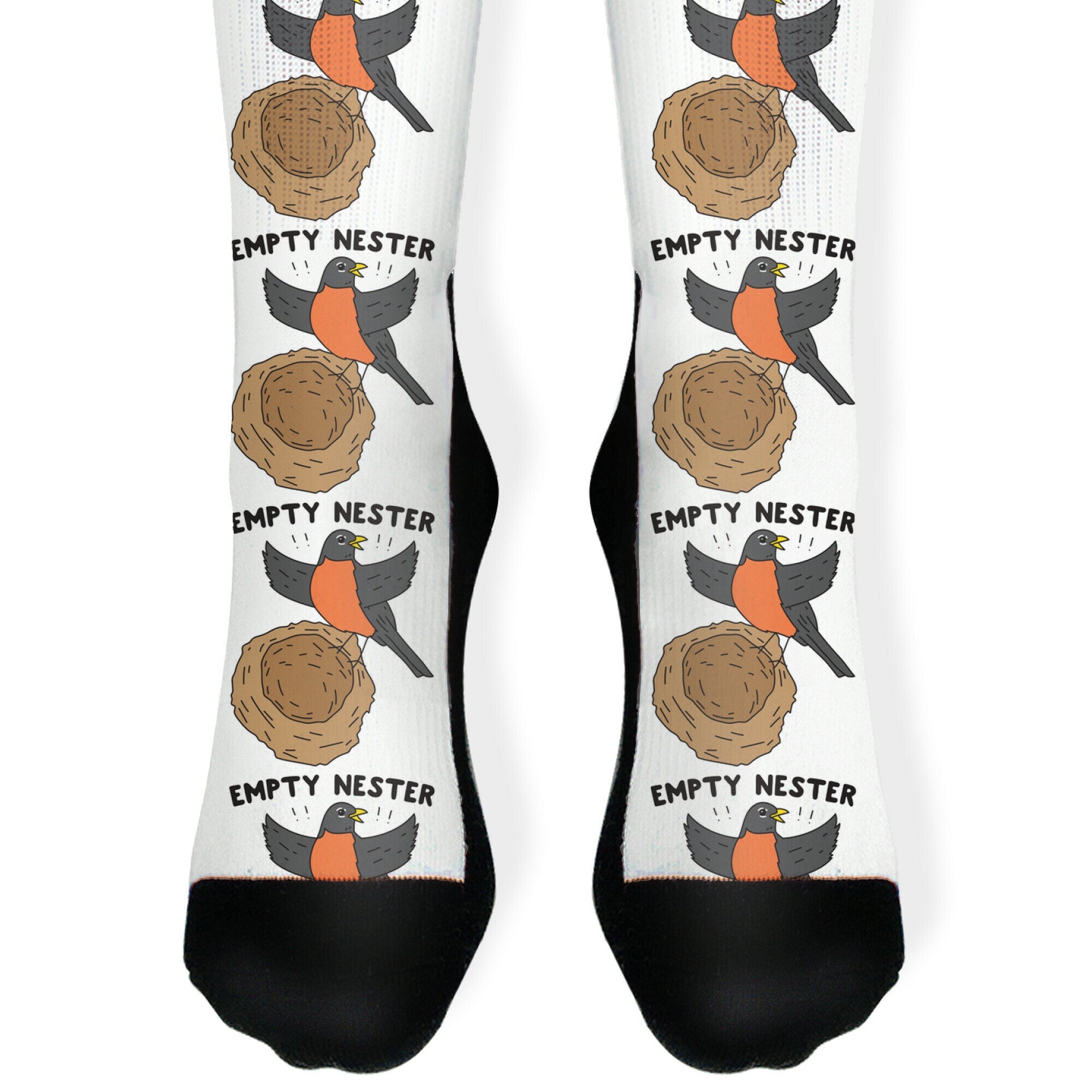 Empty Nester Happy Robin Socks