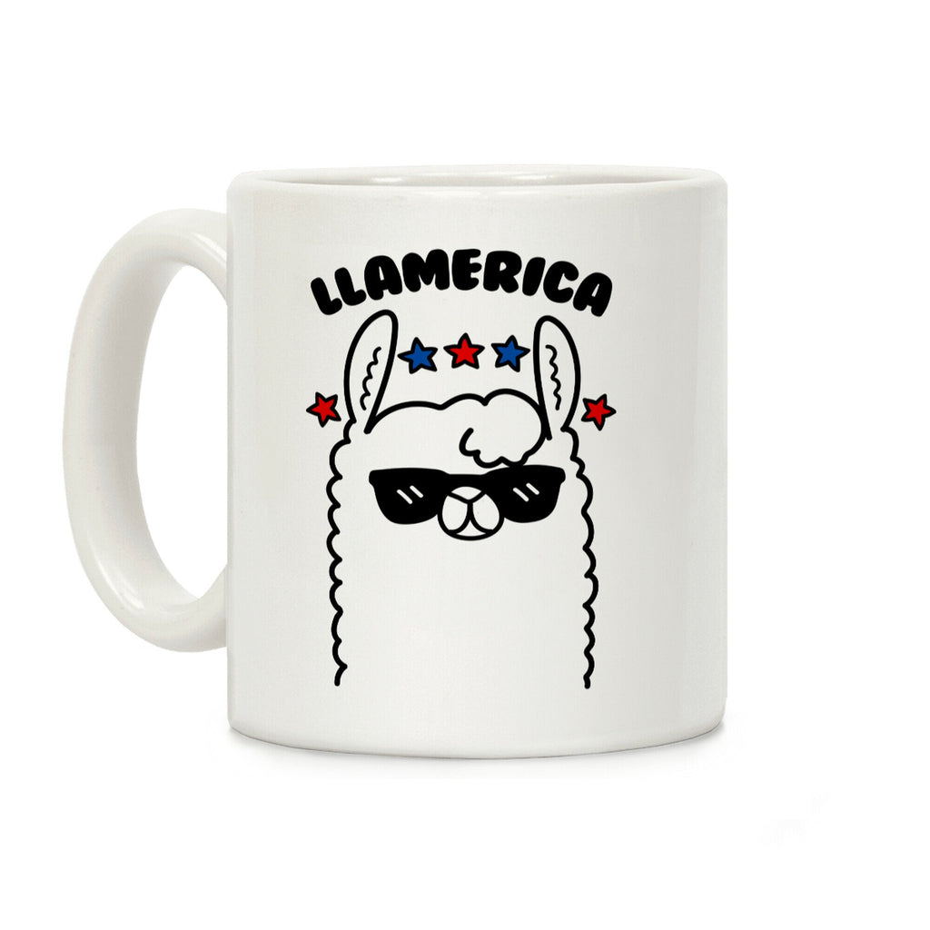 Llamerica American Llama Coffee Mug