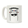 Llamerica American Llama Coffee Mug