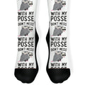 Don't Mess With My Posse Opossum Socks