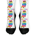 Yas Rainbow Raccoon Socks