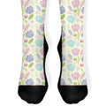 Floral and Leaves Pattern Socks