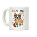 Beach Bork Corgi Coffee Mug