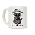 This Bridesmaid is Trashed Raccoon Bachelorette Party Coffee Mug