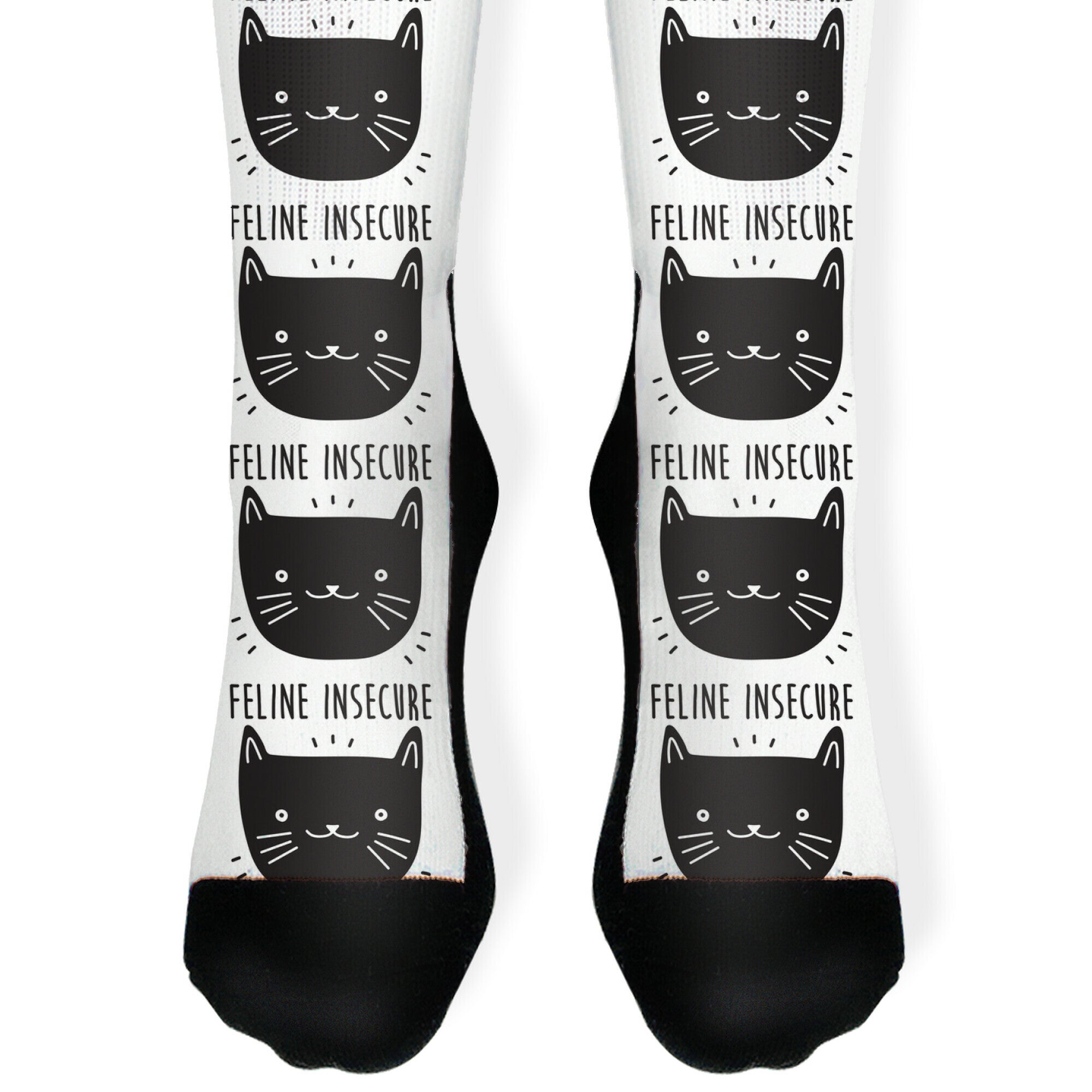 Feline Insecure Cat Socks