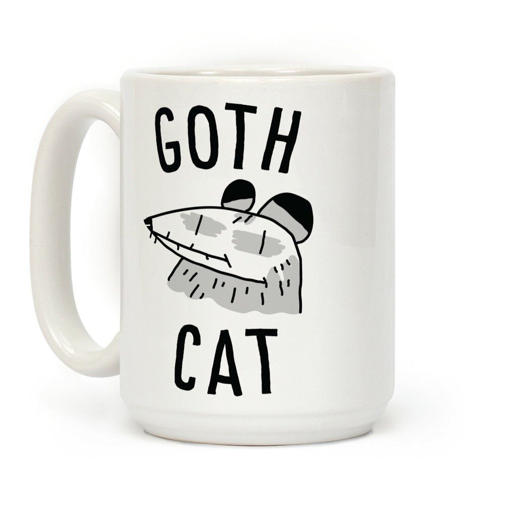 Goth Cat Coffee Mug