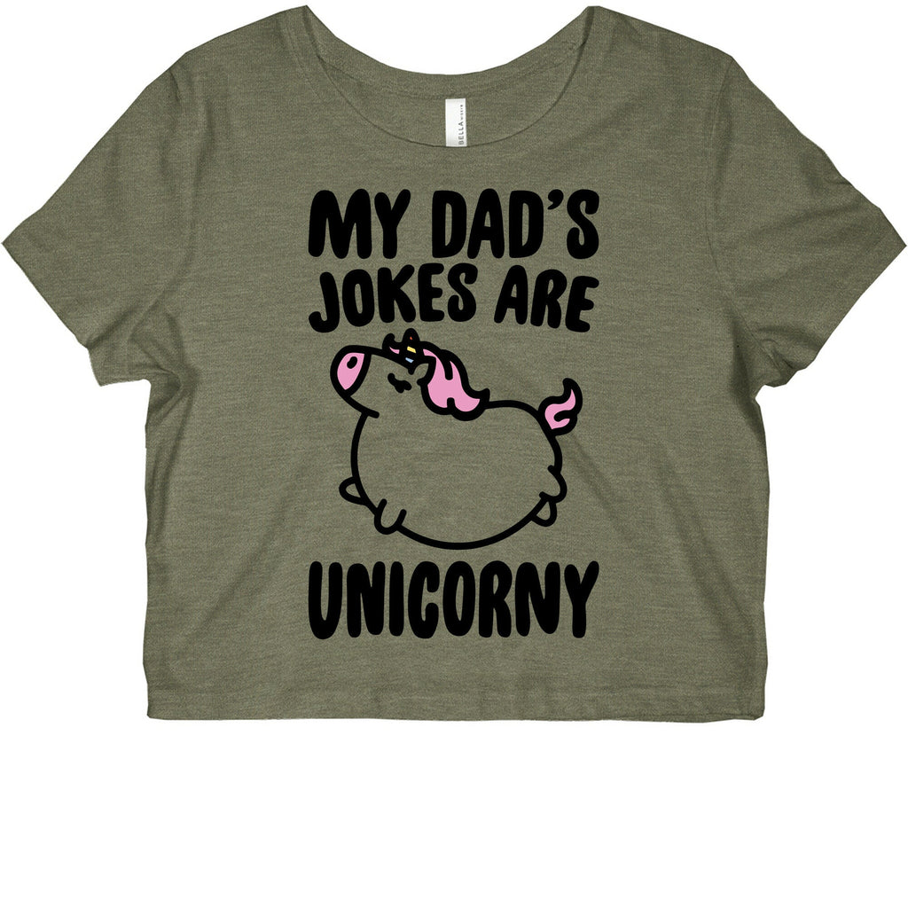 My Dad's Jokes Are Unicorny Baby Onesie Graphic Baby Tee