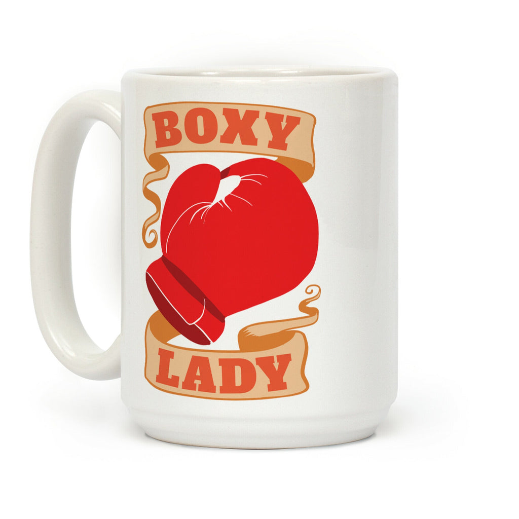 Boxy Lady Coffee Mug