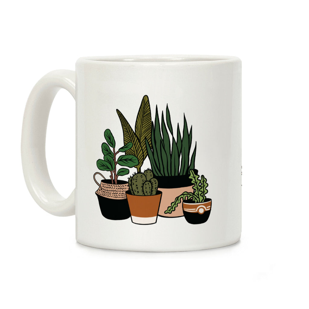 Houseplant Illustration Color Coffee Mug