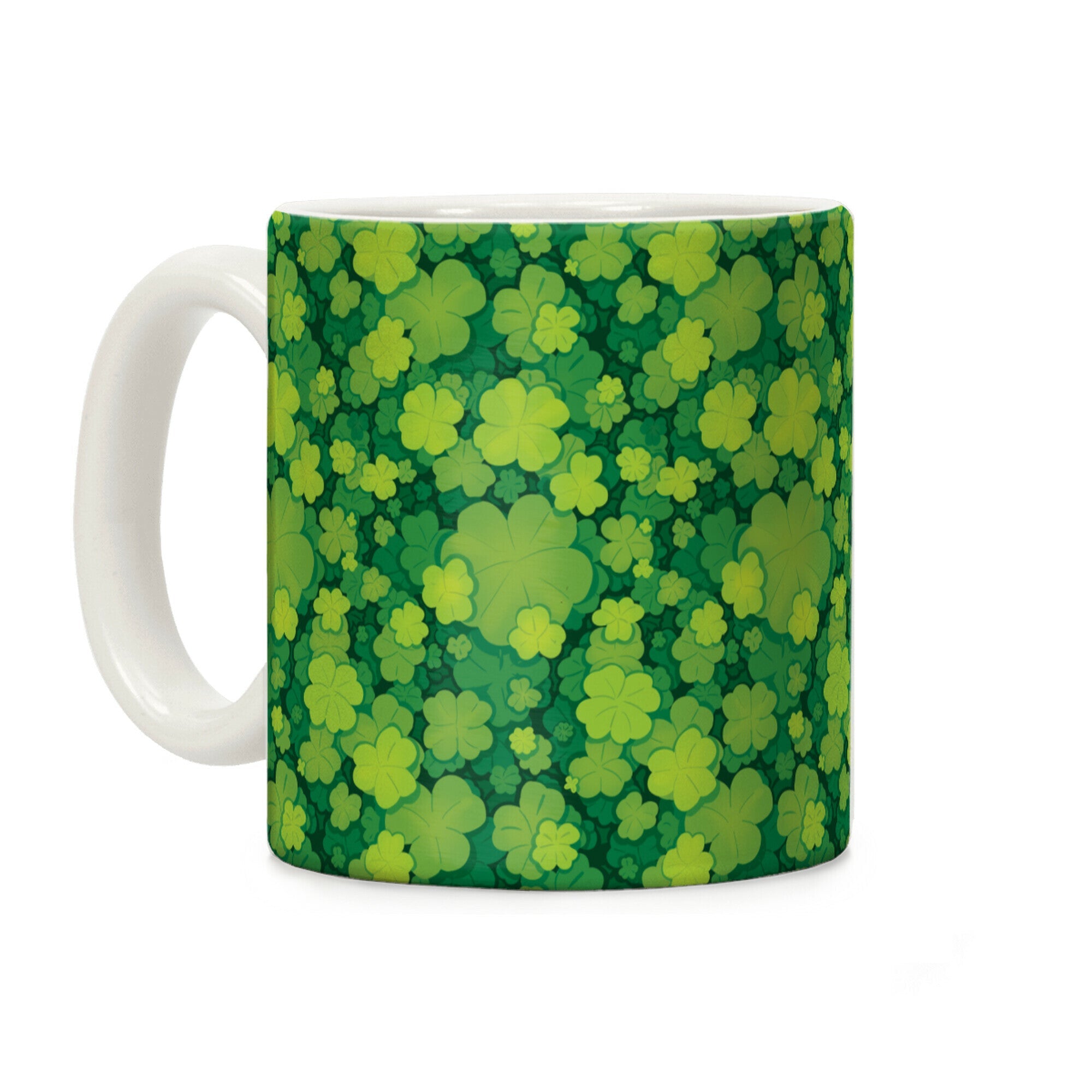 Clover Patch Pattern Coffee Mug