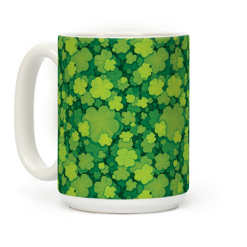 Clover Patch Pattern Coffee Mug