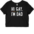 Hi Gay, I'm Dad Pair Graphic Baby Tee