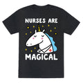 Nurses Are Magical Unicorn Triblend Tee